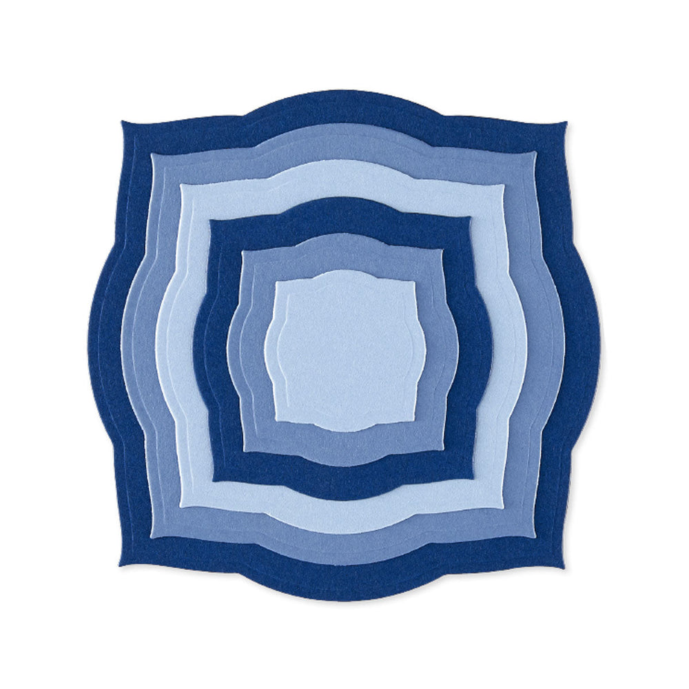 Scalloped Square Frames