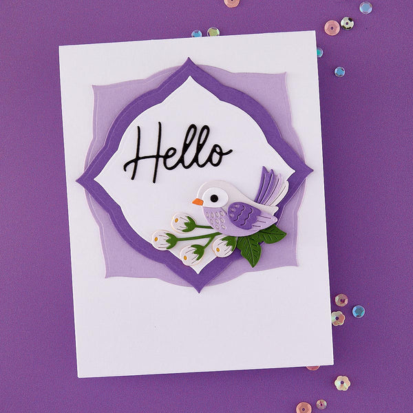 Scalloped Square Frames