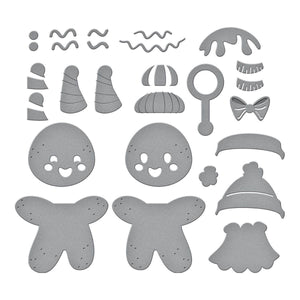 Dancin' Gingerbread Etched Dies