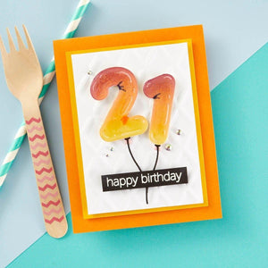 Monster Birthday Sentiments Clear Stamp Set