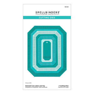 Emerald Cut Labels and Tag Etched Dies
