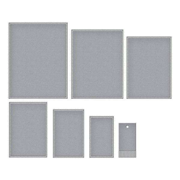 Perfect Touch Rectangles and Tag Etched Dies