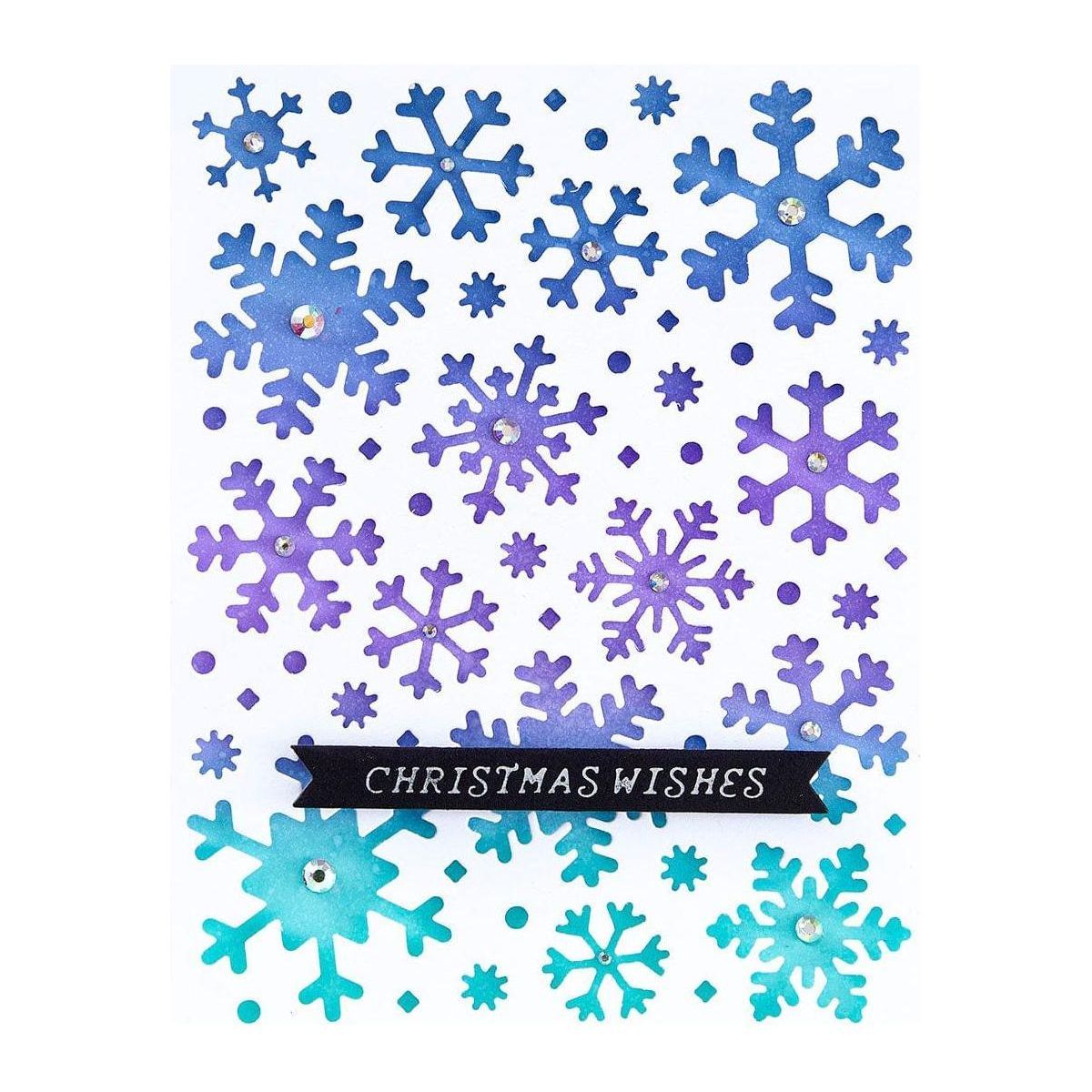 Frozen Flurries Etched Dies from the Let It Snow Collection by