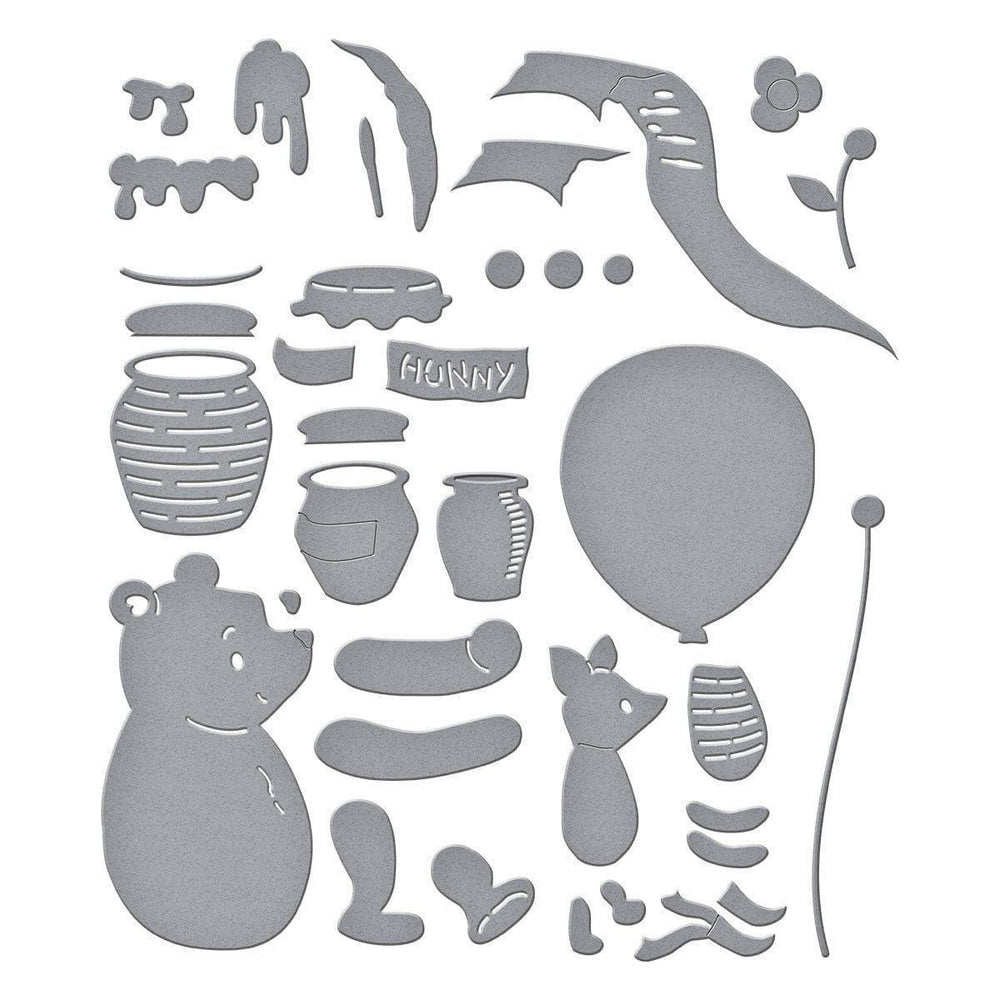 Pooh & Piglet Etched Dies in Collaboration with Simple Stories
