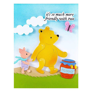 Pooh & Piglet Etched Dies in Collaboration with Simple Stories