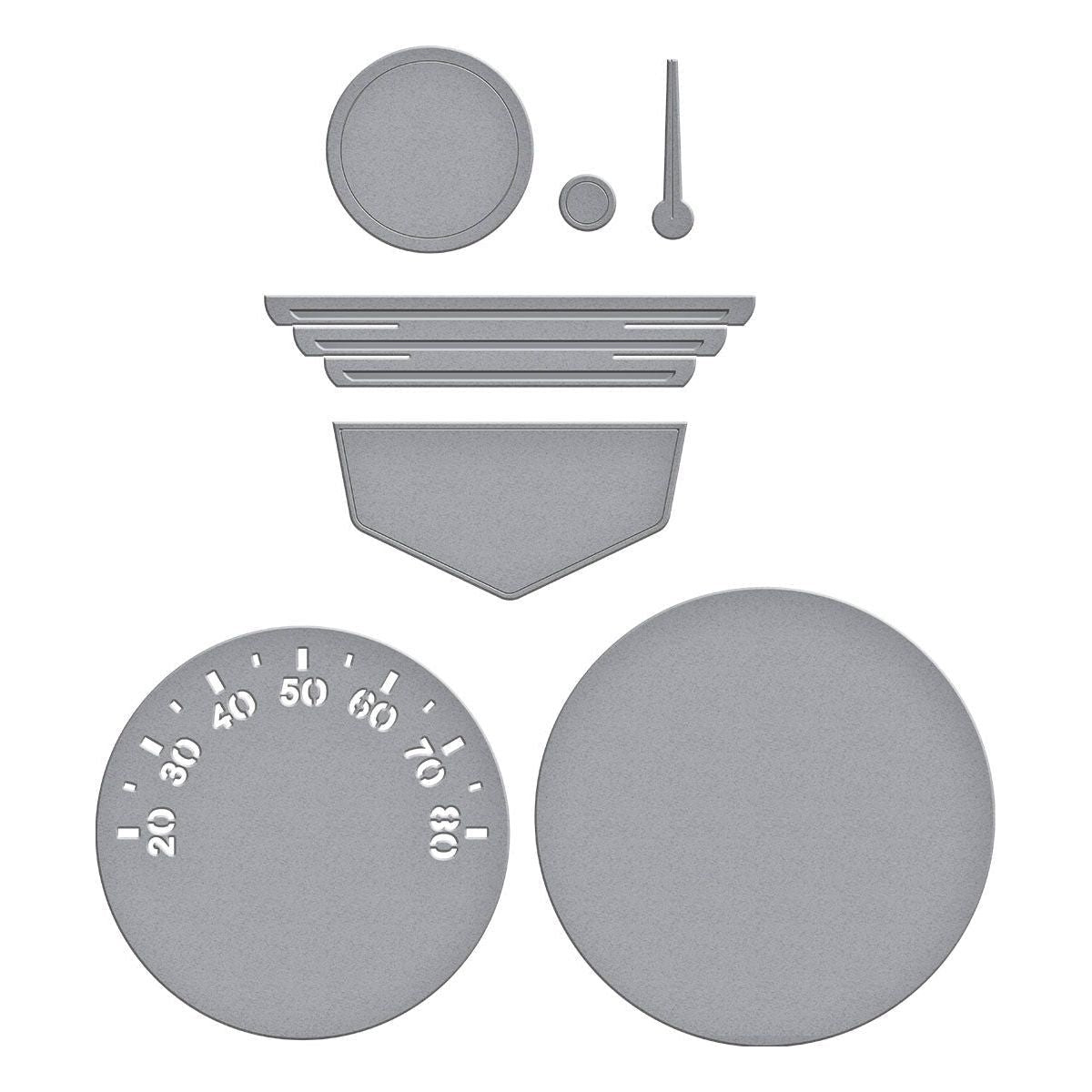 Speedometer Etched Dies from the Classic Road Legends Collection