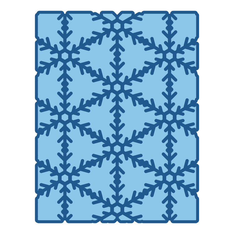 Snowflake Background Etched Dies by Lisa Horton