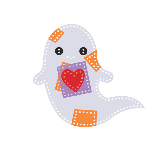 Felt Patchwork Boo Etched Dies by Nichol Spohr