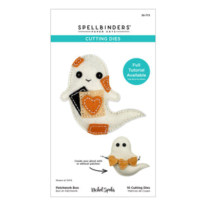 Felt Patchwork Boo Etched Dies by Nichol Spohr