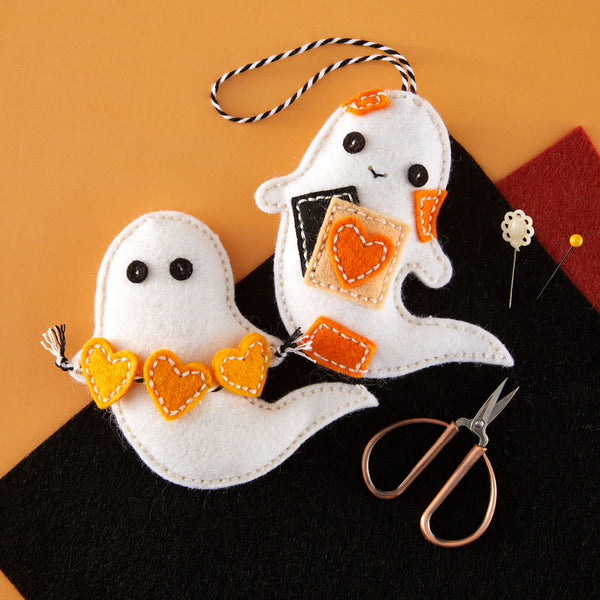 Felt Patchwork Boo Etched Dies by Nichol Spohr