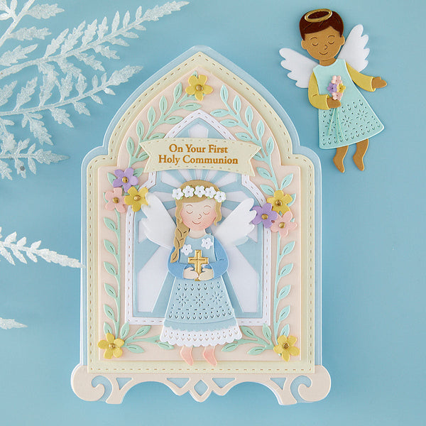 Blessing Angels Etched Dies by Bibi Cameron