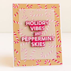 A Little Merri-Mint Clear Stamp Set