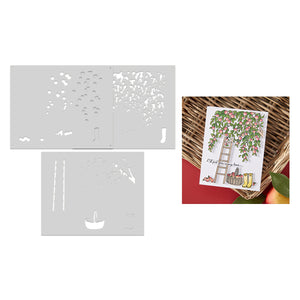 In The Orchard Color Layering Stencils