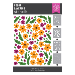 Bitty Floral Bundle Die & Stencil Bundle