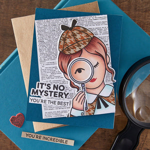 Hero Arts Miss Detective Stamp Set