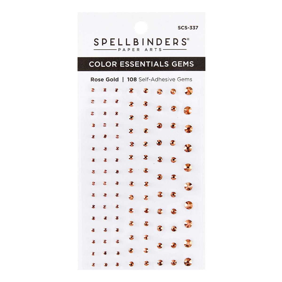 Rose Gold Color Essentials Gems | Spellbinders - Spellbinders Paper Arts