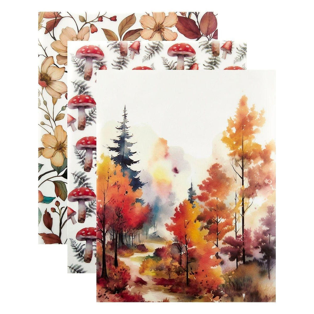 Woodland Tales Foiled Acetate & Vellum - 8.5" x 11"