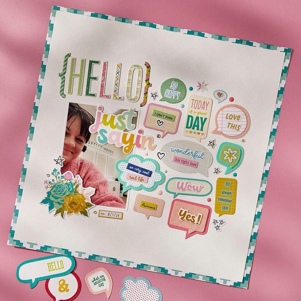 Just Sayin' 12"" x 12"" Printed Paper Pack from the Just Sayin' Collection by Kelly Bangs