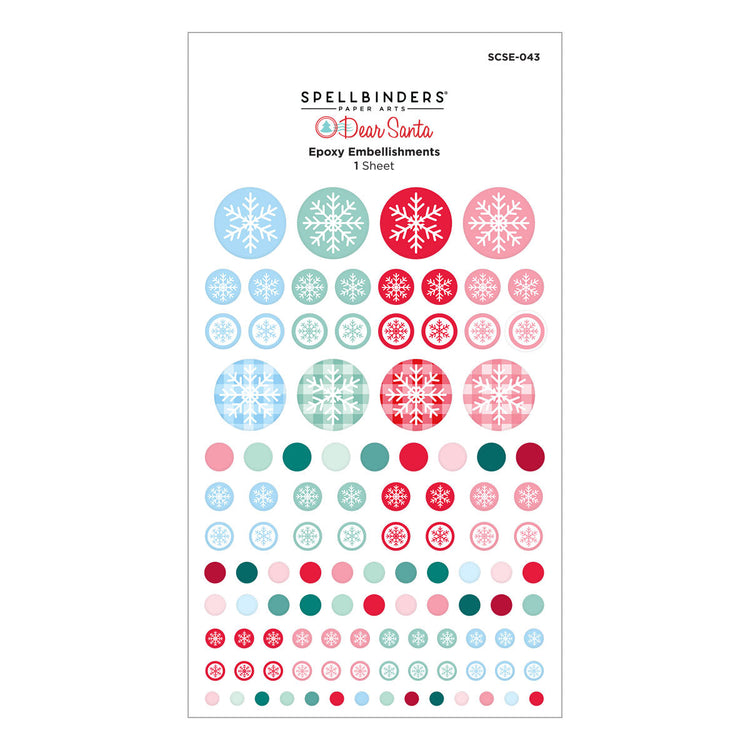 Dear Santa Epoxy Embellishments Dear Santa Epoxy Embellishments
