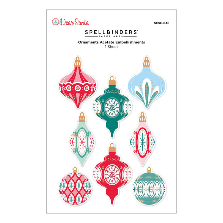Dear Santa Ornaments Dimensional Stickers Dear Santa Ornaments Dimensional Stickers