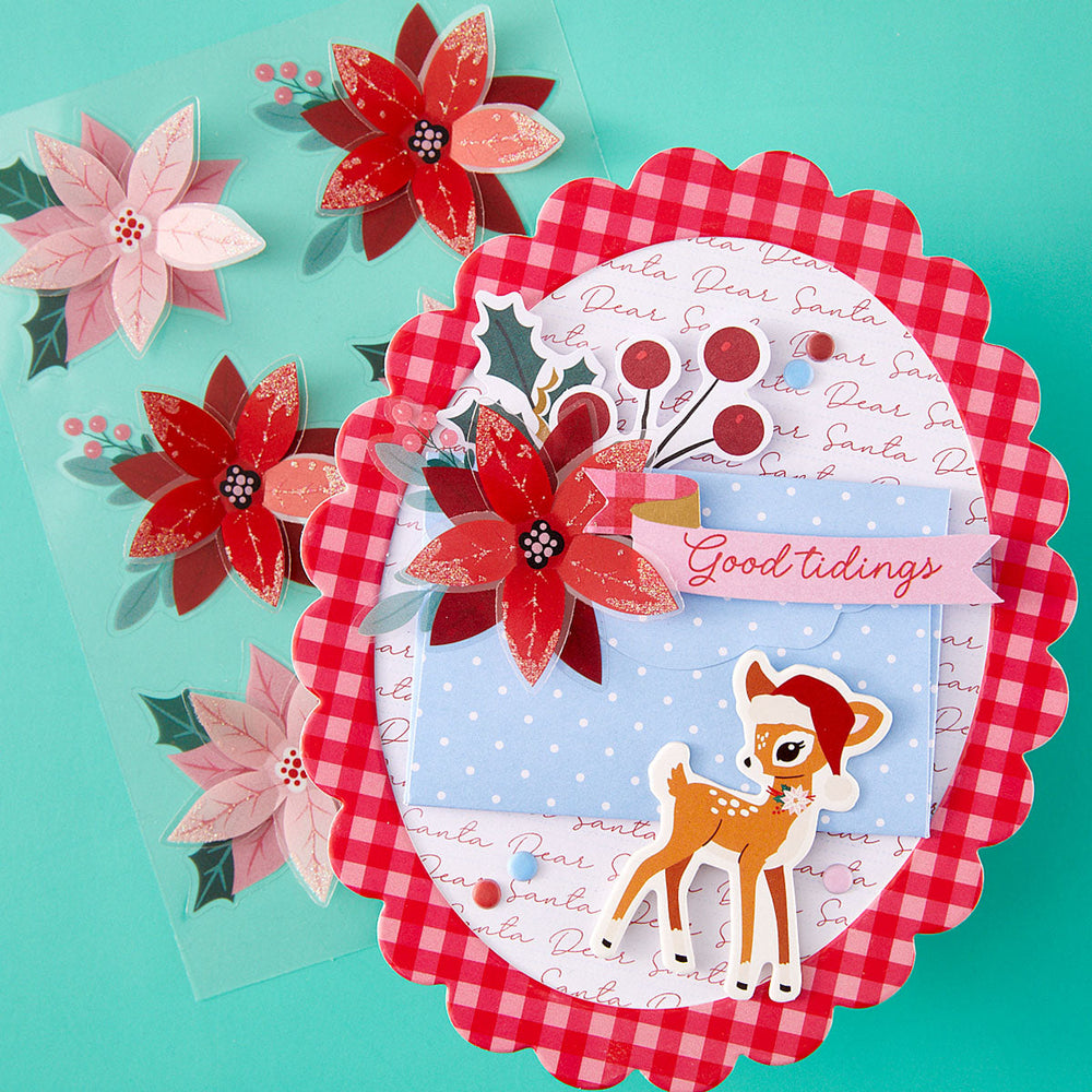 Dear Santa Chipboard Frames  & Corners