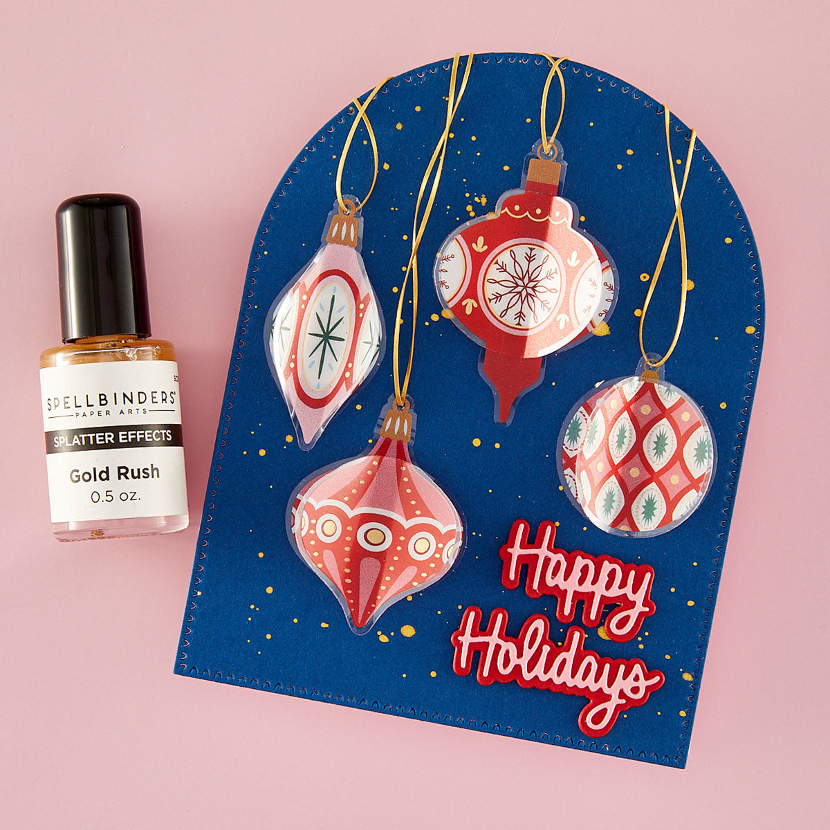Gold Rush Splatter Effects | Spellbinders