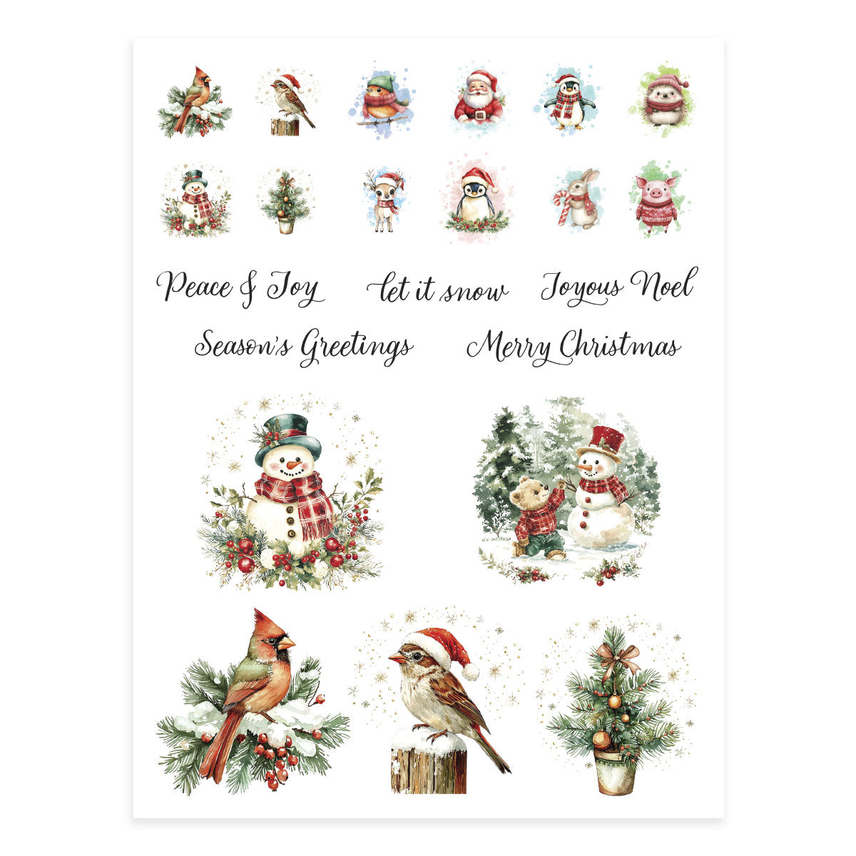 Holiday Magic Rub-Ons – Spellbinders