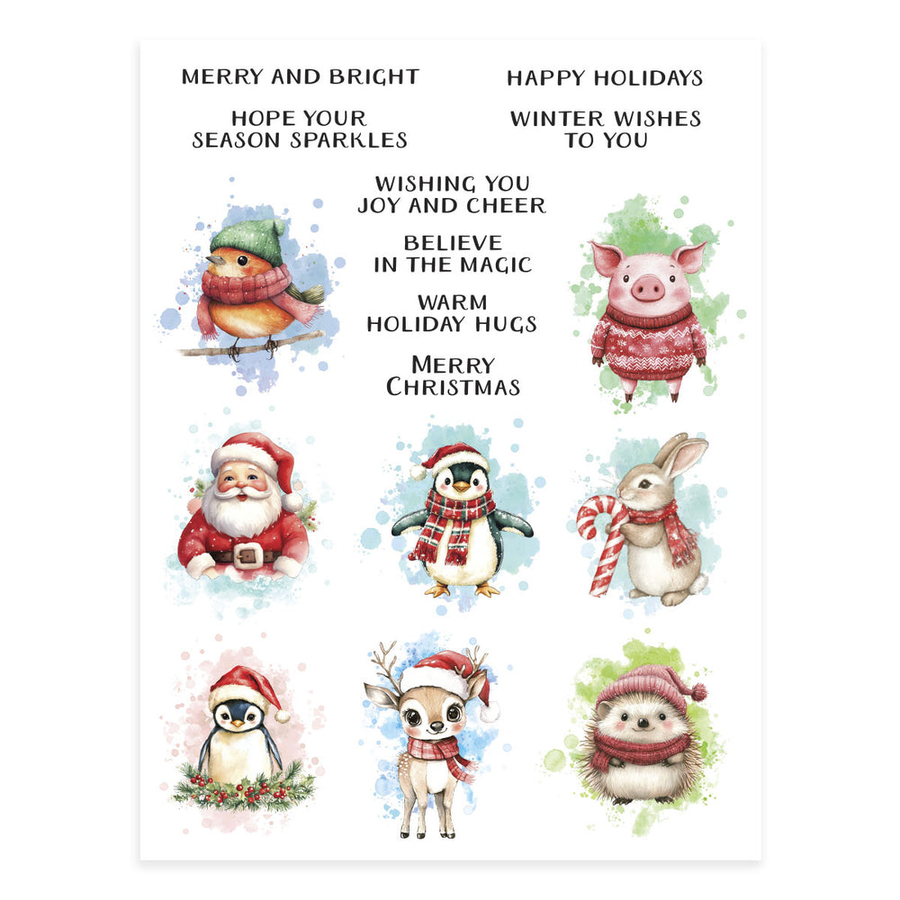 Holiday Magic Rub-Ons