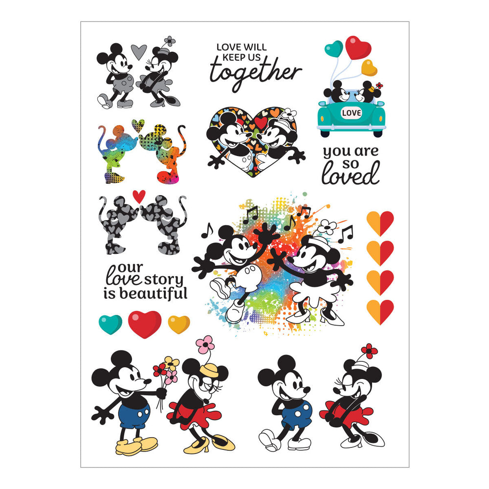 Classic Mouse Love Rub-Ons