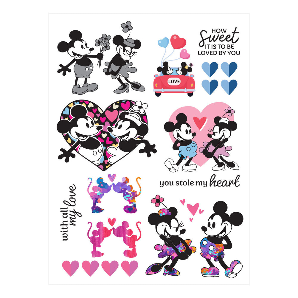 Classic Mouse Love Rub-Ons