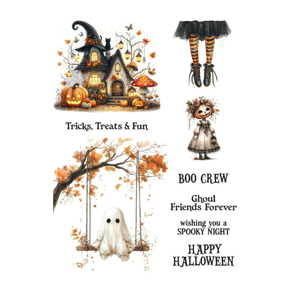 Tricks & Treats Rub-On Sheets