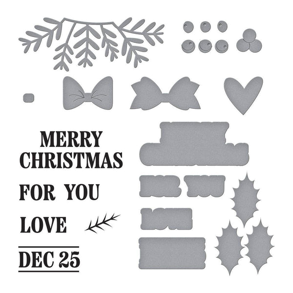 Christmas Add-Ons Stamp & Die Set by Wendy Vecchi