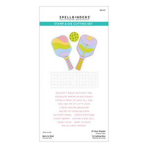 Born to Dink Clear Stamp & Die Set