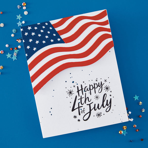 Stars & Stripes Clear Stamp & Die Set