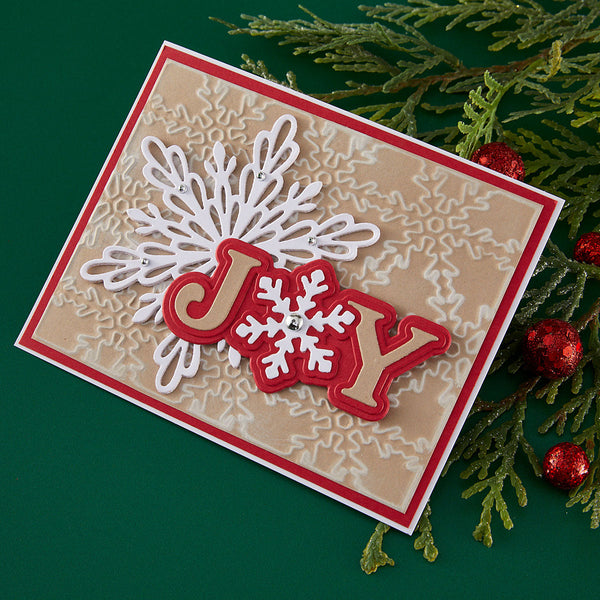 Layered Snowflakes Etched Dies by Lisa Horton