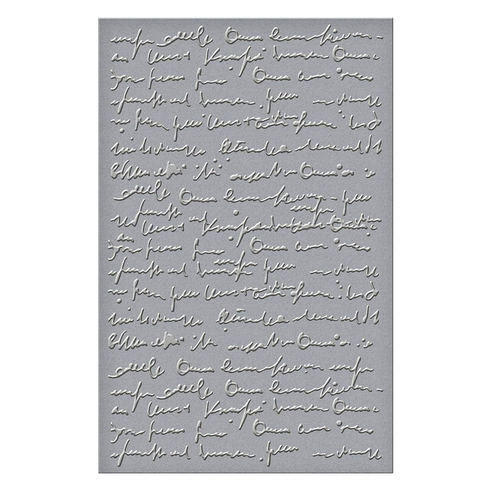 Scribbled Letter Embossing Folder by Dina Wakley