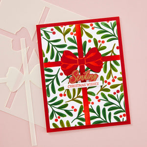 Sprigs & Bow - Stencil of the Month