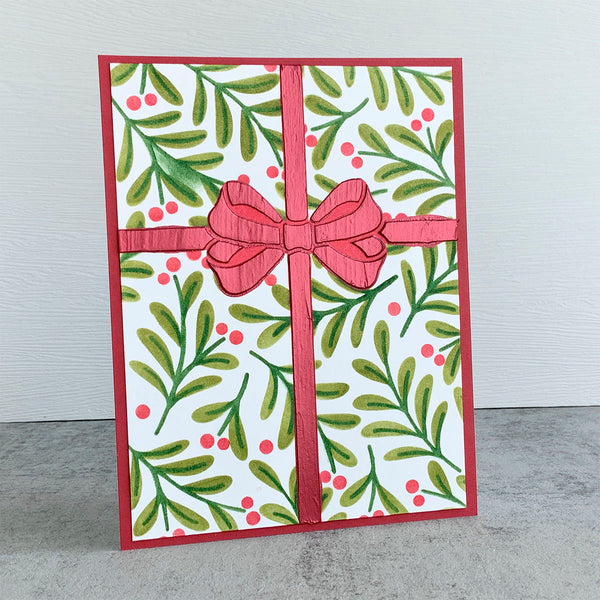 Sprigs & Bow - Stencil of the Month