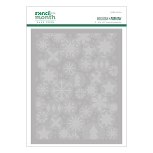 Holiday Harmony - Stencil of the Month