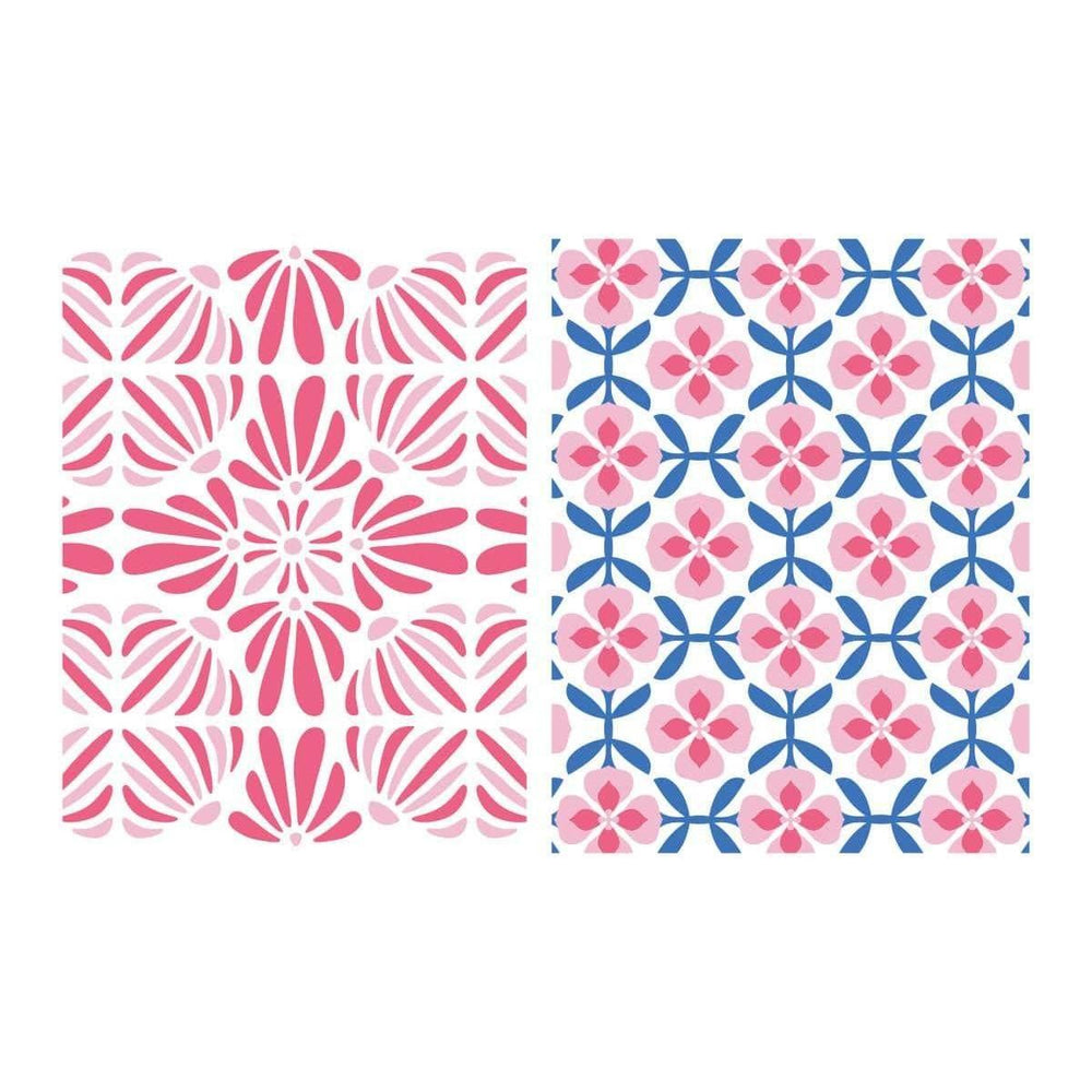Mosaic & Quilted Memories -  Stencil of the Month