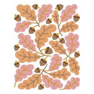 Acorns & Oaks - Stencil of the Month