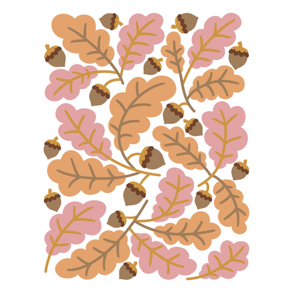 Acorns & Oaks - Stencil of the Month