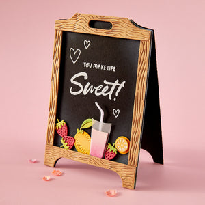 Simple Stories Pink Lemonade Clear Stamp Set