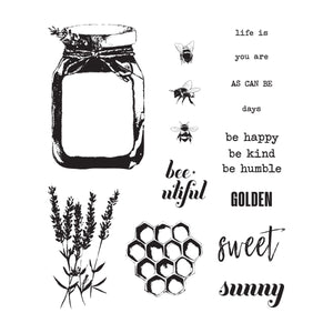 Simple Vintage Lavender Fields Stamp & Die Bundle with Simple Stories