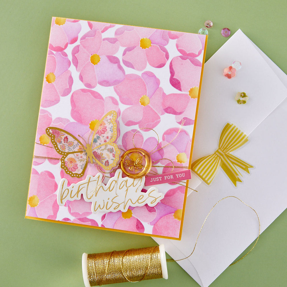 Petal Burst Layered Stencil