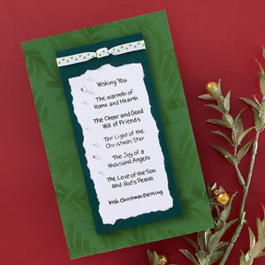 Christmas Blessings Sentiments Clear Stamp Set  by Stampendous