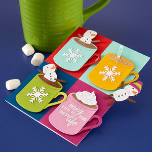 Mugs and Kisses Sentiments Clear Stamp Set