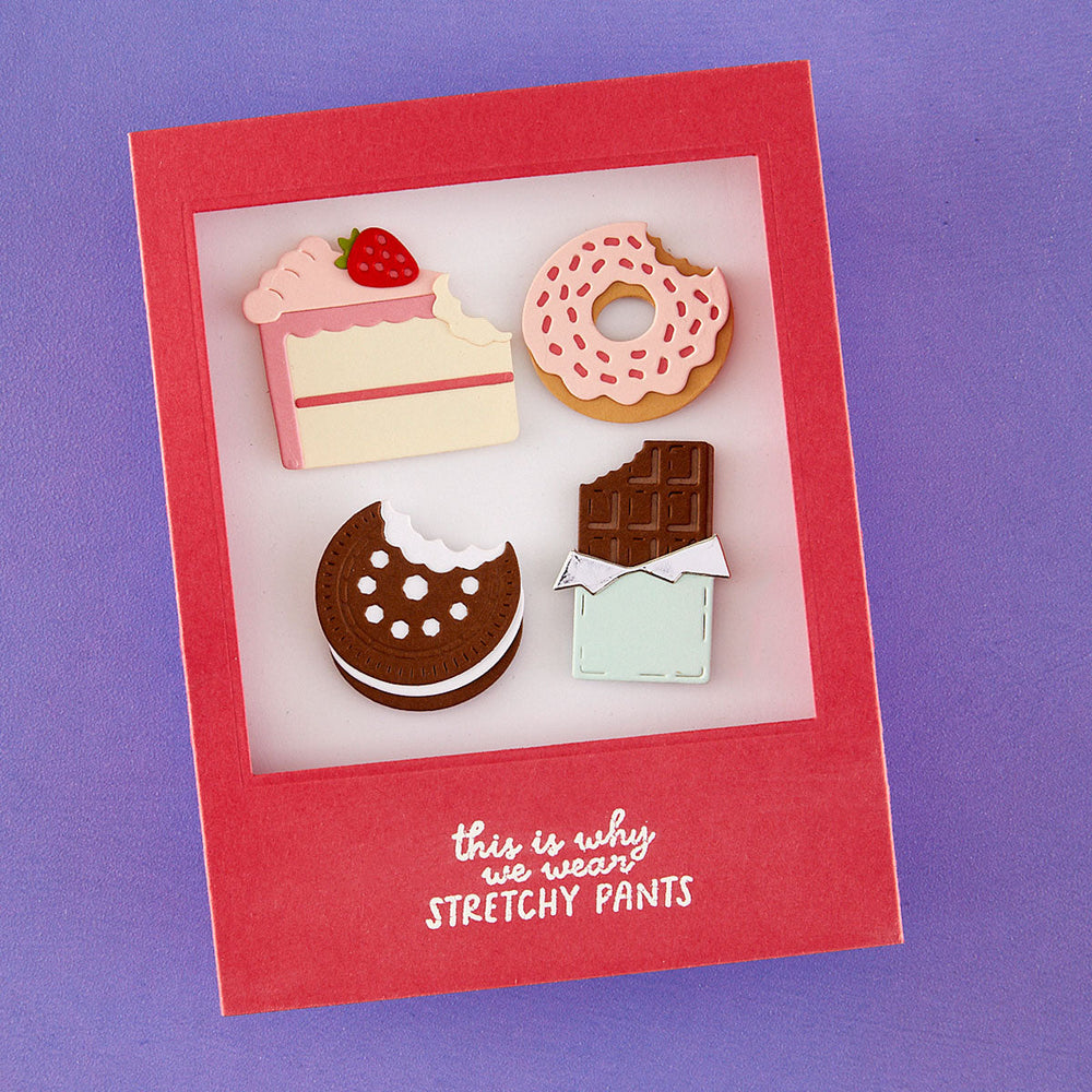 Snack Goals Clear Stamp Set