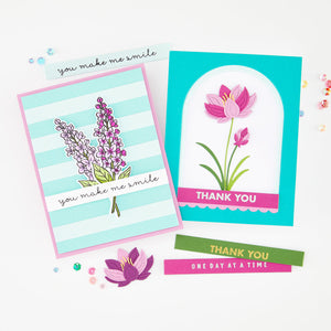 Sentiment Strips XL - Everyday Letterpress + Foil