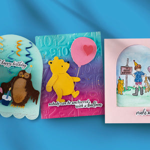 A Very Happy Birthday Sentiments Press Plate & Die Set